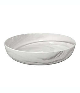 Tazón para ensalada de porcelana Artisanal Kitchen Supply® con diseño de mármol color gris