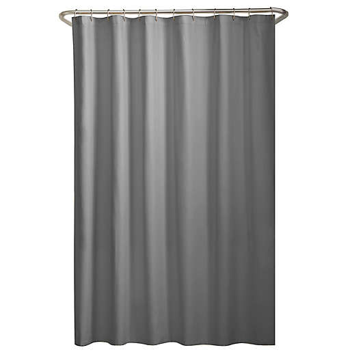 Maytex Fabric Shower Curtain In Grey, Maytex Tulip Shower Curtain