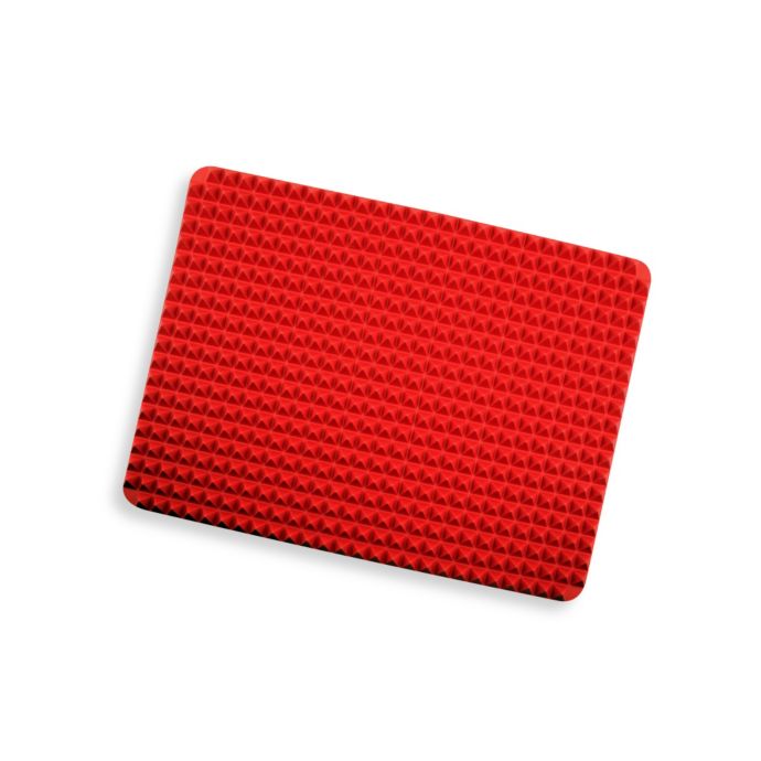 HN Red Pyramid Pan Nonstick Silicone Baking Mat Mould Cooking Mat Oven Baking T 