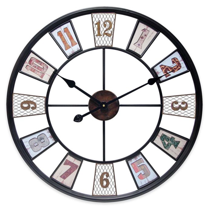 Infinity Instruments 24Inch Kaleidoscope Wall Clock Bed Bath & Beyond