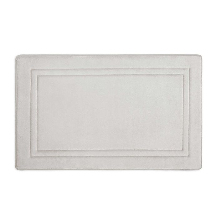 Details about   Smart Linen 3 Piece Stone Solid Embossed Memory Foam Set Non-Slip Bath Rug with 