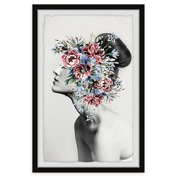 Marmont Hill Floral Thoughts 24-Inch x 36-Inch Framed Wall Art
