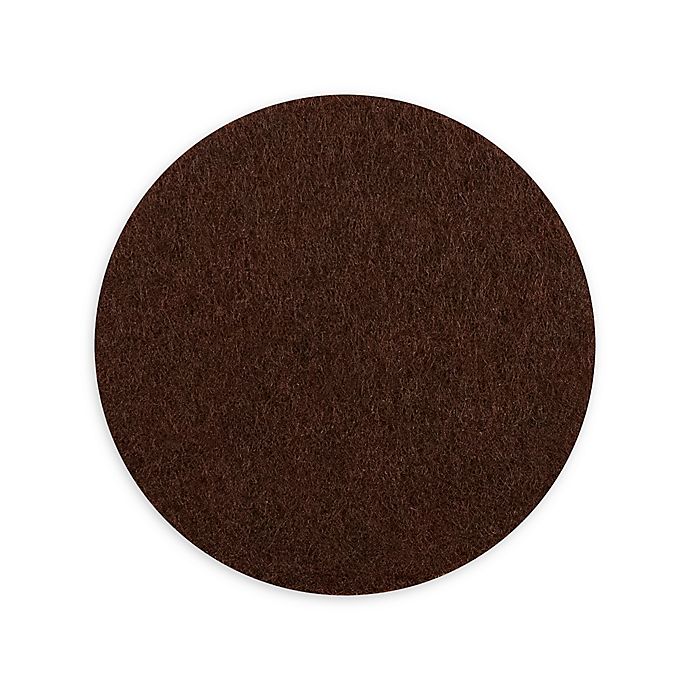 24-Pack Hard Surface Self-Stick Felt Furniture Pads in Brown
