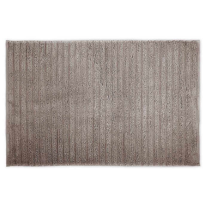Turkish Luxury Collection The Ribbed Bath Mat 100% Cotton 20 x 28 In WHITE 