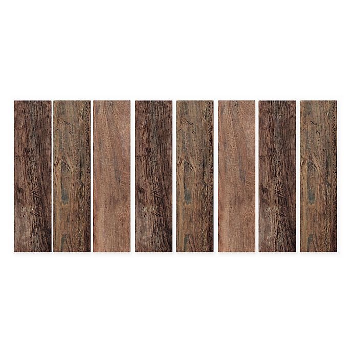 RoomMates® Barnwood Plank Peel & Stick Wall Decals in Brown