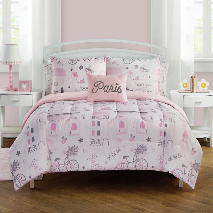 Featured image of post Pink Paris Comforter Set