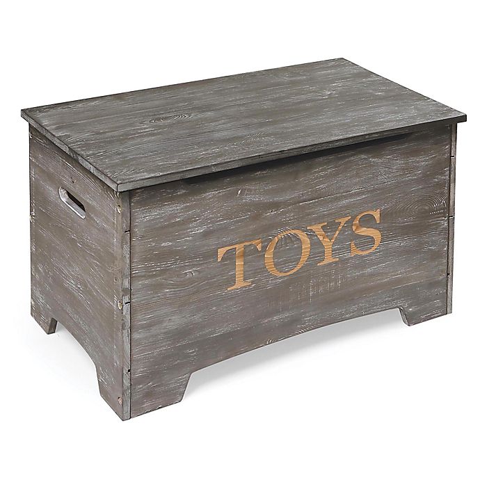 Badger Basket® Rustic Wooden Toy Box
