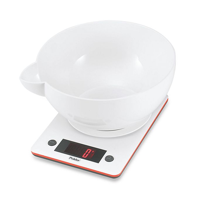 Polder® Plastic 11 lb. Digital Aquatronic Bakers Food Scale