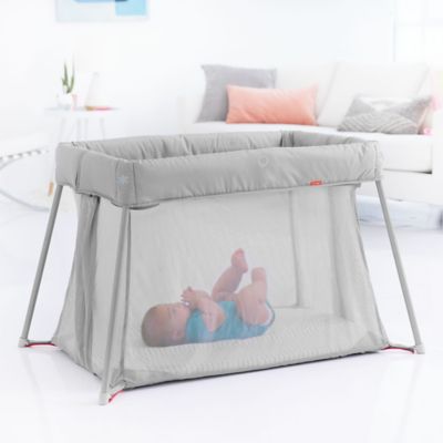 play to night expanding travel crib