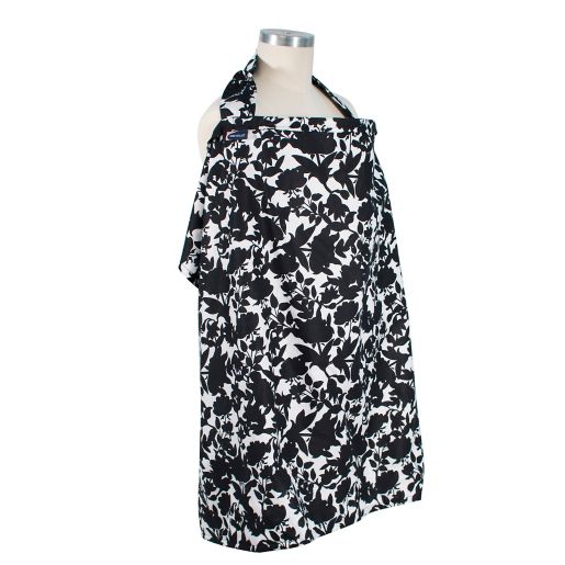 Bebe Au Lait Sakura Nursing Cover In Black Buybuy Baby