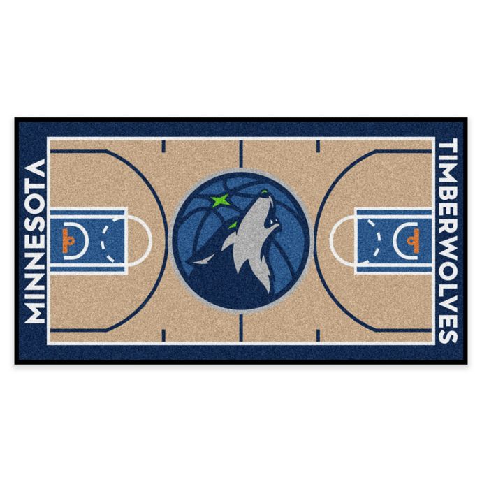 NBA Minnesota Timberwolves Basketball Court Runner Bed Bath & Beyond