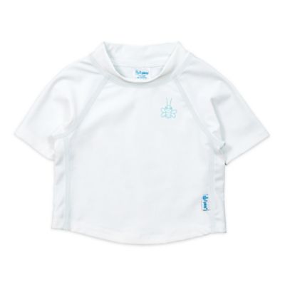 baby boy white rash guard