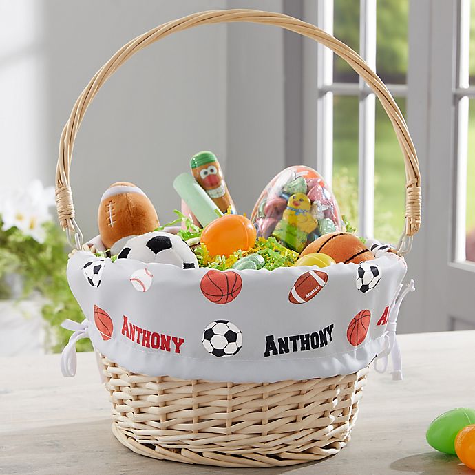 All About Sports Personalized Easter Basket