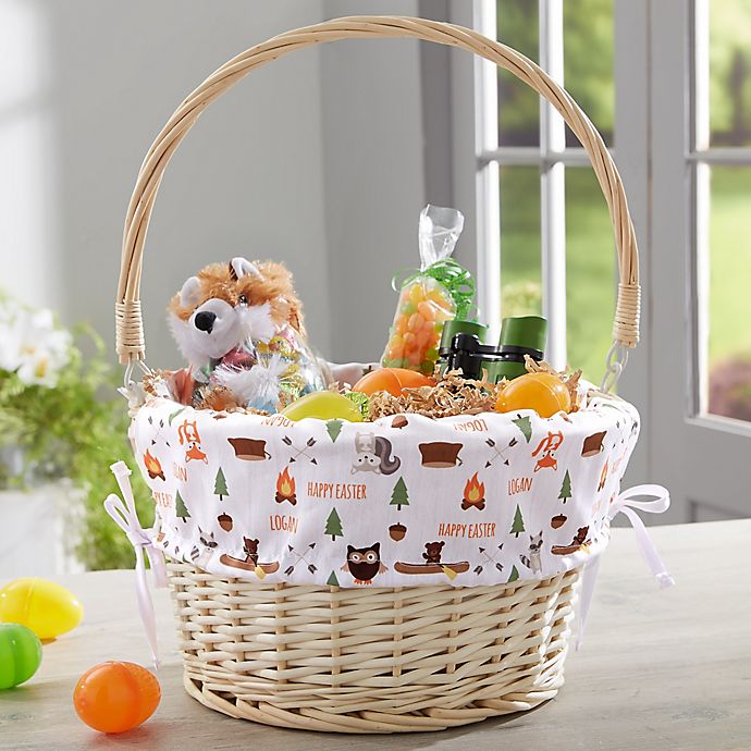 Woodland Adventure Personalized Easter Basket