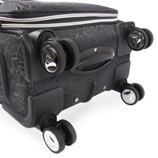 Bebe Carissa 21 Inch Spinner Carry On Luggage In Black Bed Bath Beyond