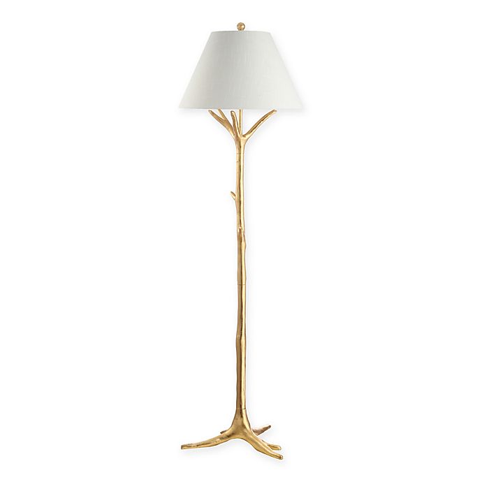 Jonathan Y Arbor Floor Lamp In Gold, Jonathan Y Floor Lamp Gold
