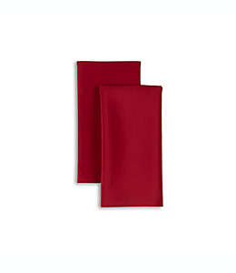 Servilletas de poliéster Essex® color rojo, Set de 2 piezas