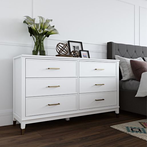 Cosmoliving Westerleigh 6Drawer Dresser In White bmptootles