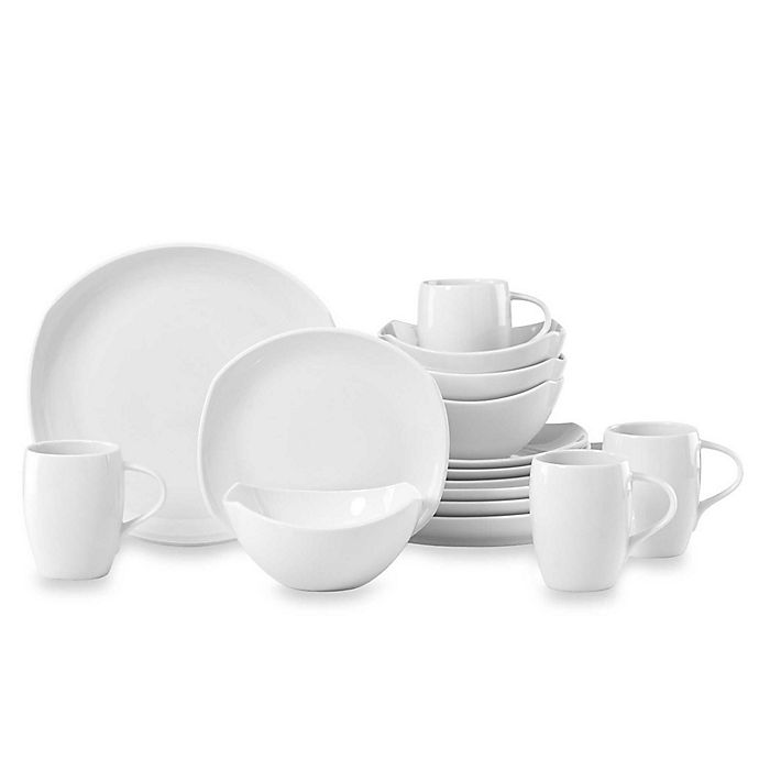 3 Dansk Classic Fjord Pattern White Dinner Plate Dishes 11" Set LOT 3 Dinnerware 