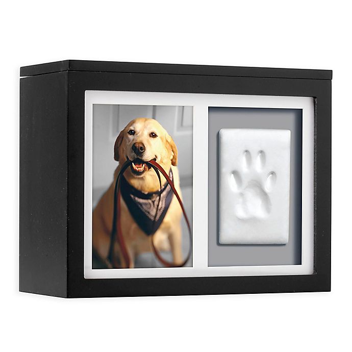 Pearhead® Pet Memory Keepsake Box and Pawprint Kit in Black