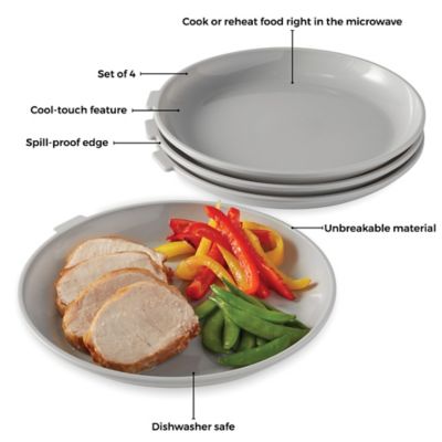 microwave cooking plate