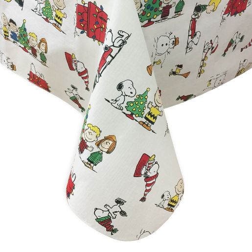 Peanuts Holiday Vinyl Tablecloth Bed Bath Beyond