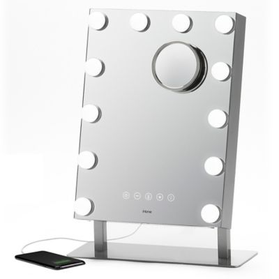Makeup Mirrors Harmon Face Values, Danielle Led Lighted Two Sided Makeup Mirror 15x Magnification