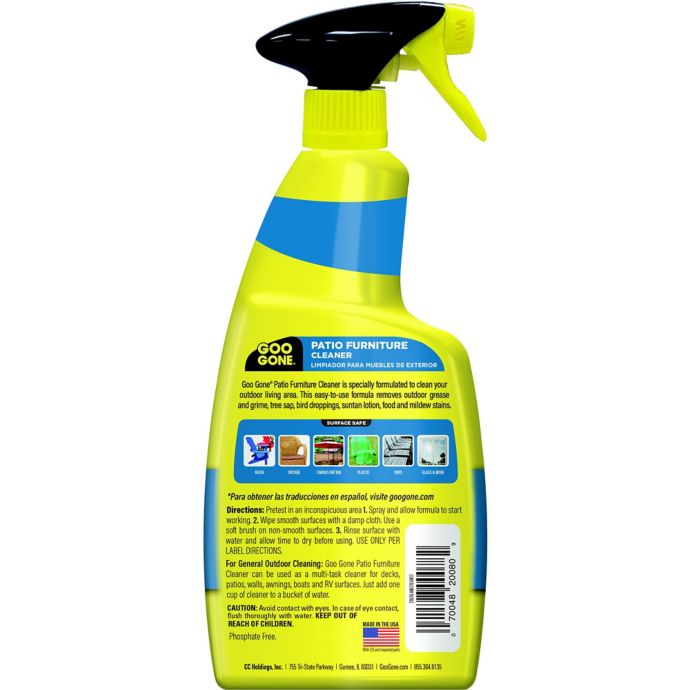 Goo Gone 24 Oz Patio Furniture Cleaner Bed Bath Beyond