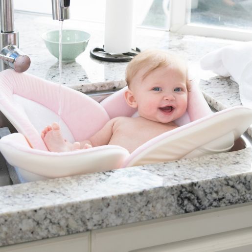 Blooming Baby Blooming Bath Lotus In Light Pink White Grey Buybuy Baby