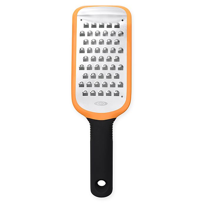 OXO Good Grips® Coarse Etched Grater in Orange