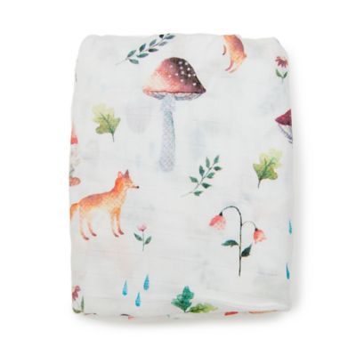 woodland gnome crib sheet