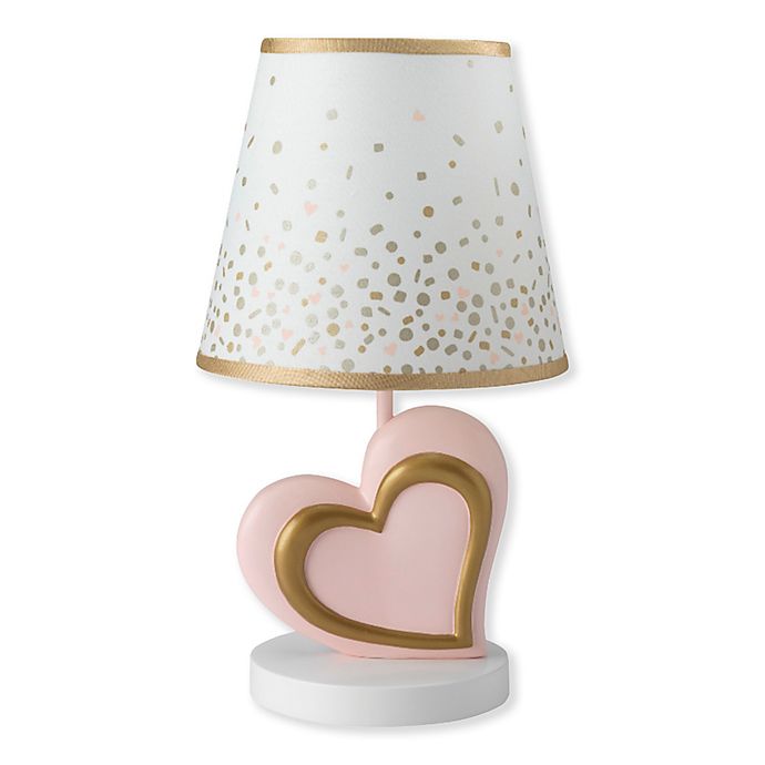 Lambs & Ivy Confetti Lamp with Tapered Drum Shade