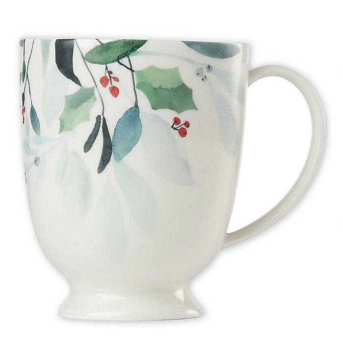 Lenox® Frosted Pine Mugs in Blue (Set of 4)