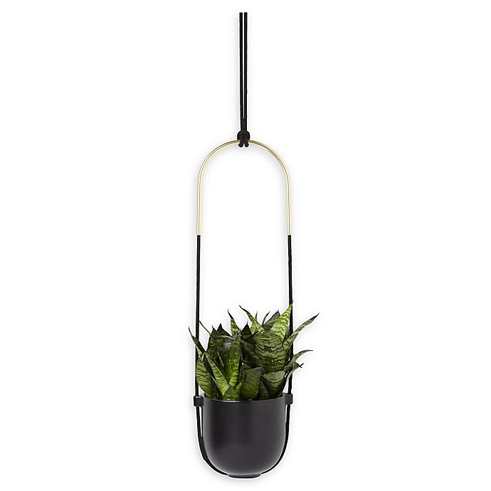 Umbra® Bolo Hanging Planter in Black