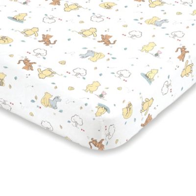 classic pooh crib sheet