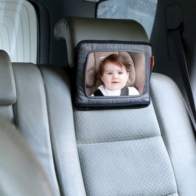 car seat mirror for attached headrest