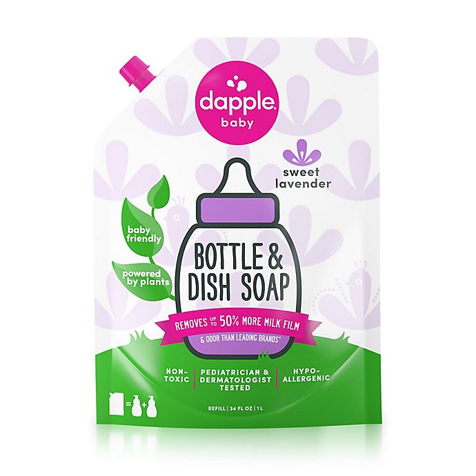 Dapple® 34 oz. Lavender Bottle & Dish Soap Refill
