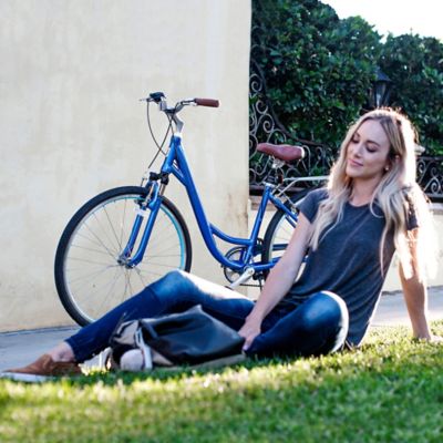 sixthreezero body ease women's comfort bicycle with rear rack
