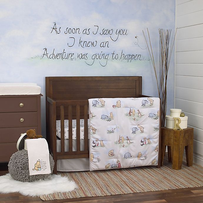 Disney® Classic Pooh 6-Piece Crib Bedding Set in Ivory