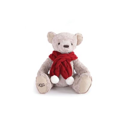 maroon teddy bear