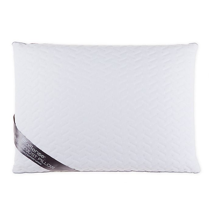 Brookstone® BioSense™ Layer Adjust Memory Foam Standard Bed Pillow