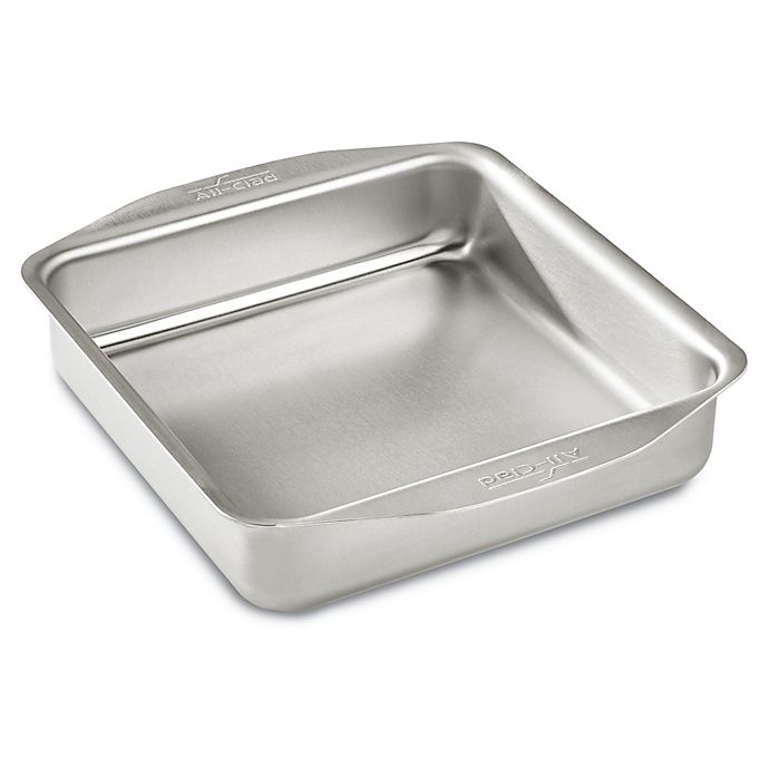 All-Clad D3 Stainless Ovenware 8-Inch Square Baking Pan | Bed Bath 