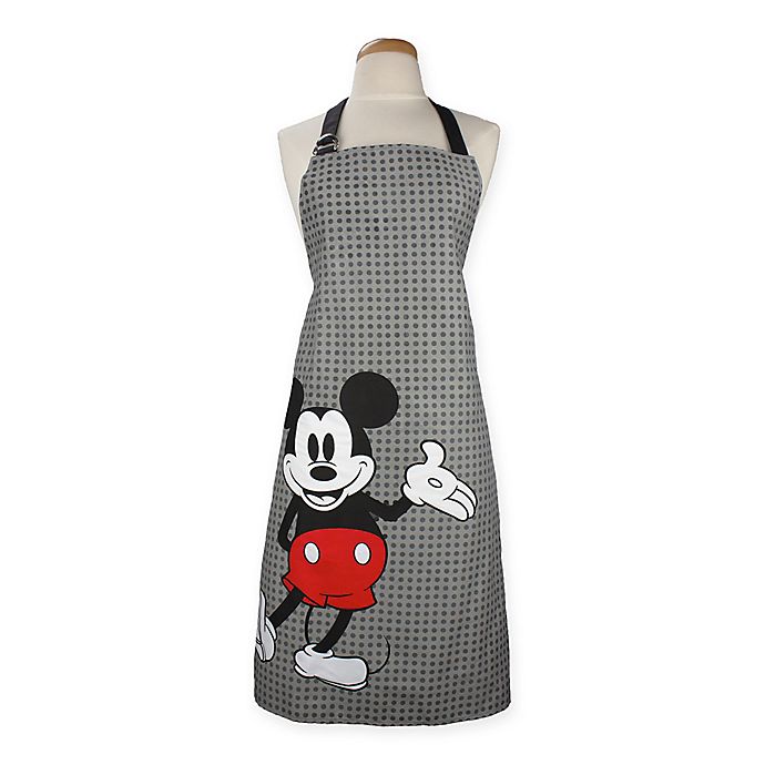 Disney® Mickey Mouse Adult Apron in Black | Bed Bath & Beyond