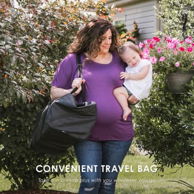 4moms breeze plus portable playard with removable bassinet and changing station