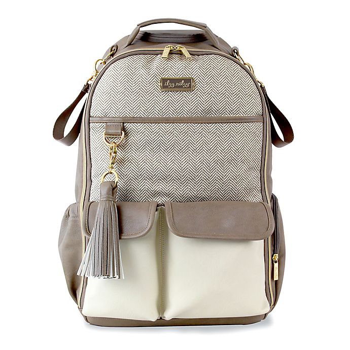 Itzy Ritzy® Boss Diaper Bag Backpack in Vanilla Latte
