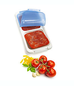 Contenedor para alimentos de plástico Prepworks® Pods™ para congelador color blanco