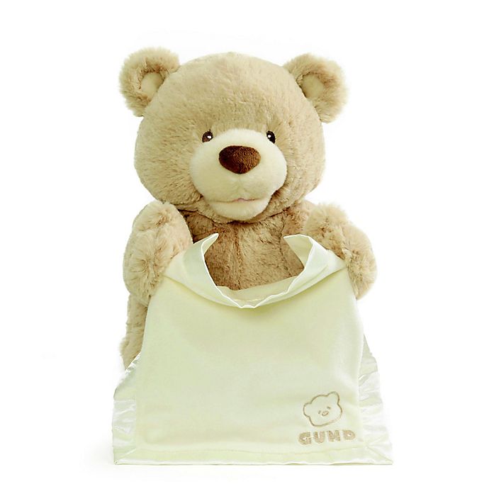 11.5" GUND Peek-A-Boo Teddy Bear Animated Stuffed Animal Plush 