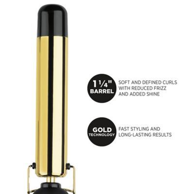 signature series gold curling iron