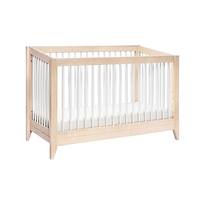 Babyletto Sprout 4-in-1 Convertible Crib with Toddler Bed Conversion Kit in White