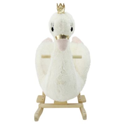 swan rocking horse